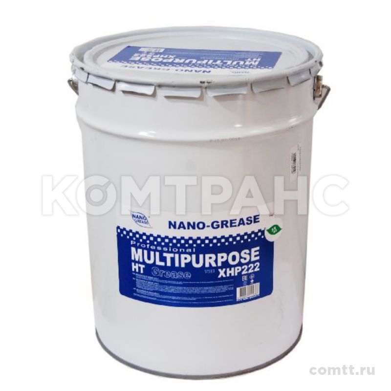 Смазка NANO GREASE Multipurpose HT (Nano Blue) XHP222 универсальная синяя 18 кг 4979 Nano grease Смазка NANO GREASE Multipurpose HT (Nano Blue) XHP222 универсальная синяя 18 кг 4979 Nano grease